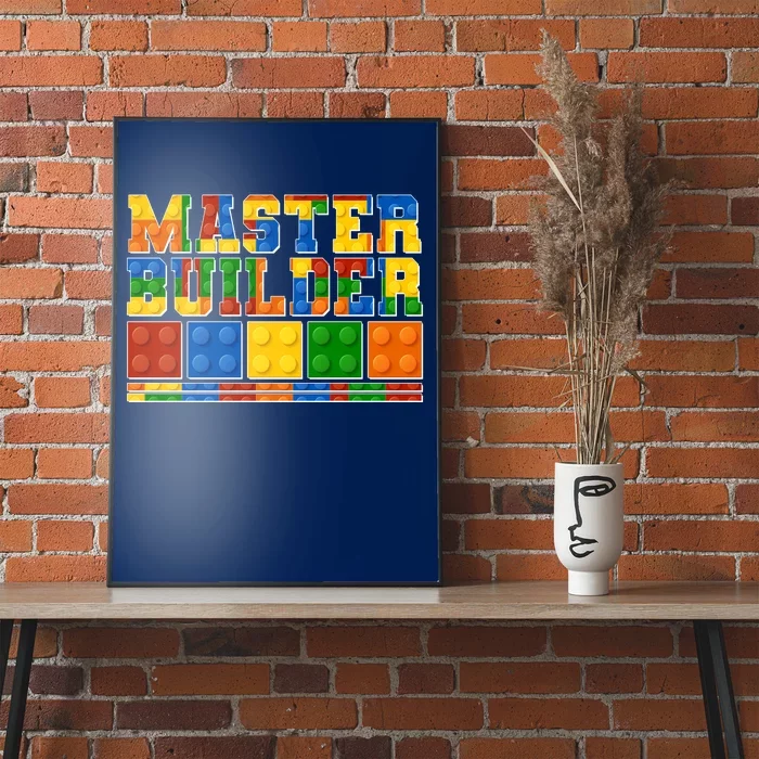 Cool Master Builder Lego Fan Poster