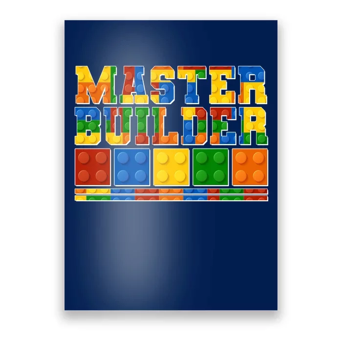 Cool Master Builder Lego Fan Poster