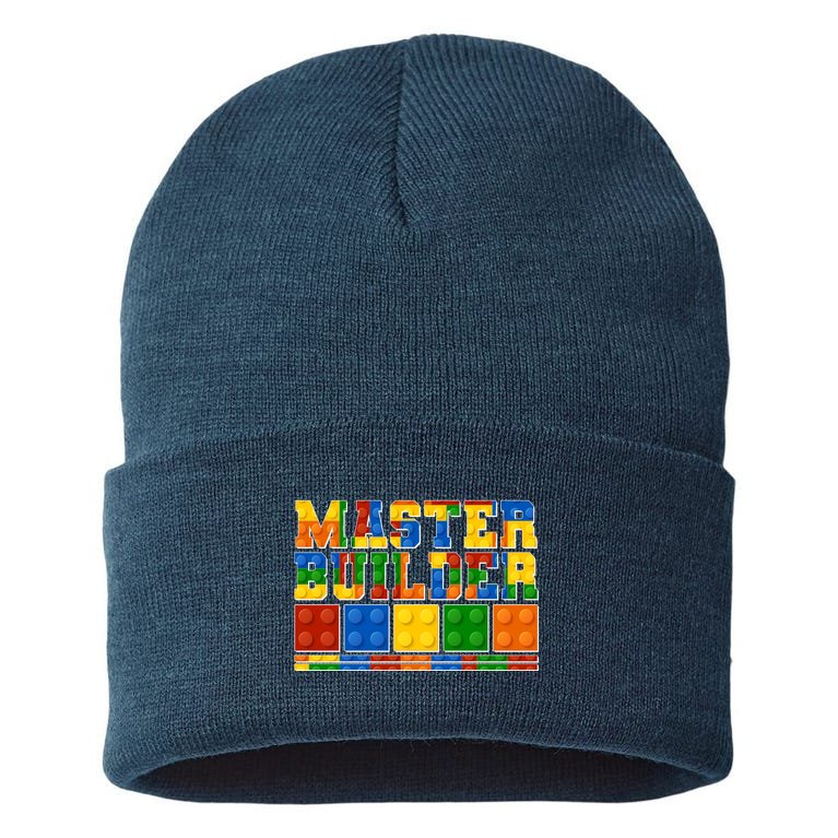 Cool Master Builder Lego Fan Sustainable Knit Beanie