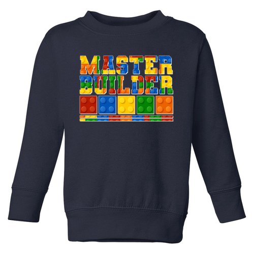 Cool Master Builder Lego Fan Toddler Sweatshirt
