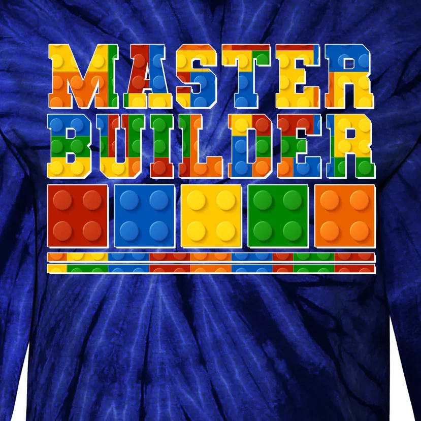 Cool Master Builder Lego Fan Tie-Dye Long Sleeve Shirt