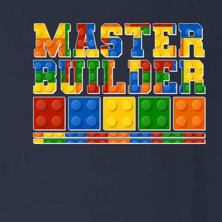 Cool Master Builder Lego Fan Toddler Long Sleeve Shirt