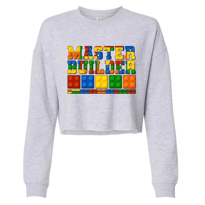 Cool Master Builder Lego Fan Cropped Pullover Crew