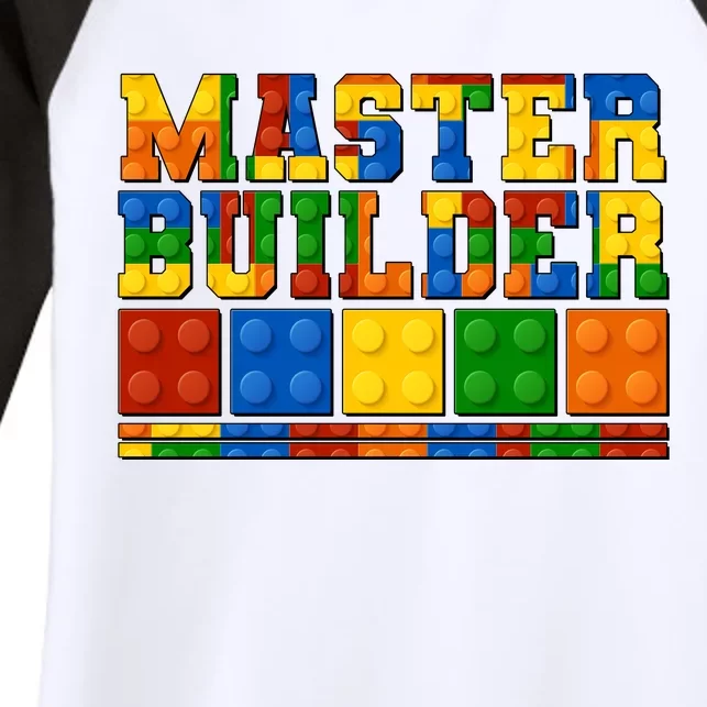 Cool Master Builder Lego Fan Women's Tri-Blend 3/4-Sleeve Raglan Shirt