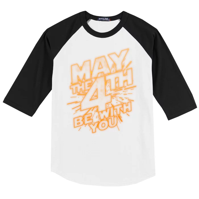 Cool May the 4th Be With You Baseball Sleeve Shirt