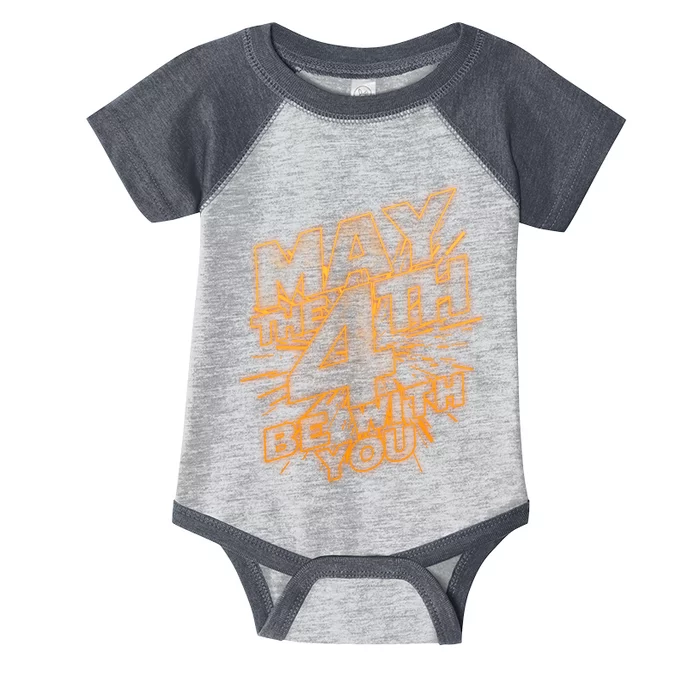 Cool May the 4th Be With You Infant Baby Jersey Bodysuit