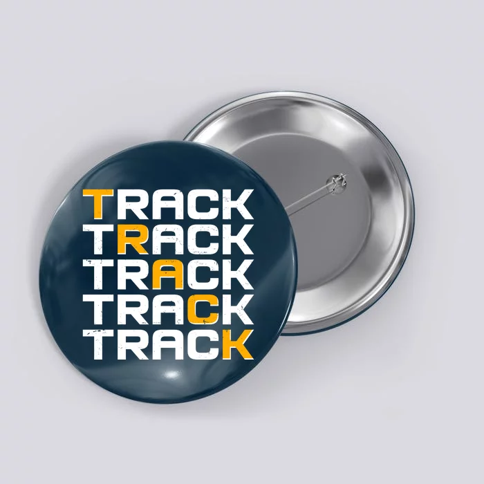 Cool Modern Track & Field Pattern Button