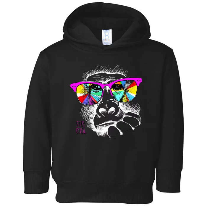 Cool Monkey Toddler Hoodie