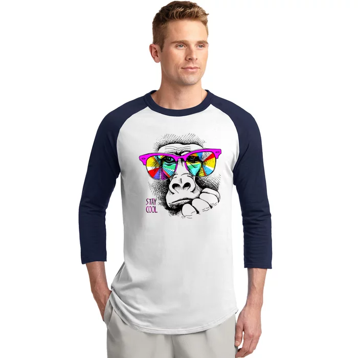 Cool Monkey Baseball Sleeve Shirt