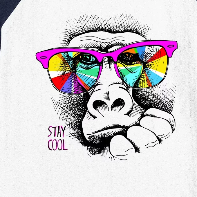 Cool Monkey Baseball Sleeve Shirt