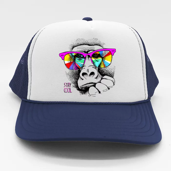 Cool Monkey Trucker Hat