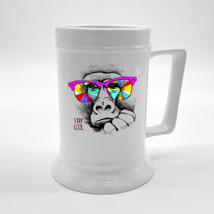 Cool Monkey Front & Back Beer Stein