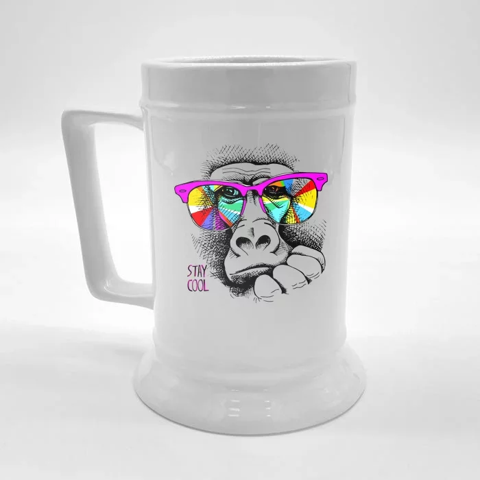 Cool Monkey Front & Back Beer Stein