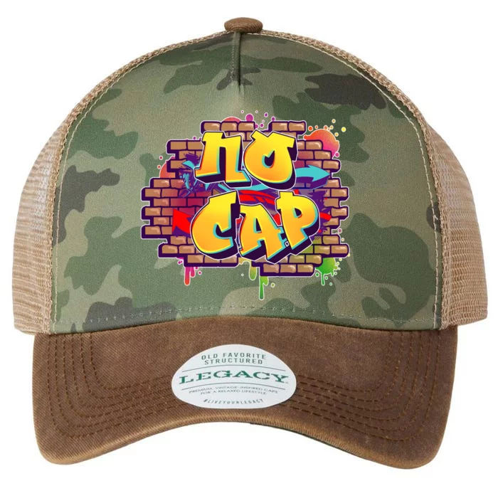 Cool No Cap Wall Graffiti Legacy Tie Dye Trucker Hat