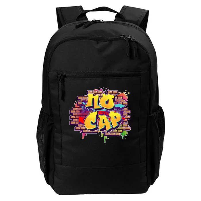 Cool No Cap Wall Graffiti Daily Commute Backpack