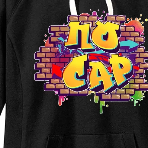 Cool No Cap Wall Graffiti Women's Fleece Hoodie