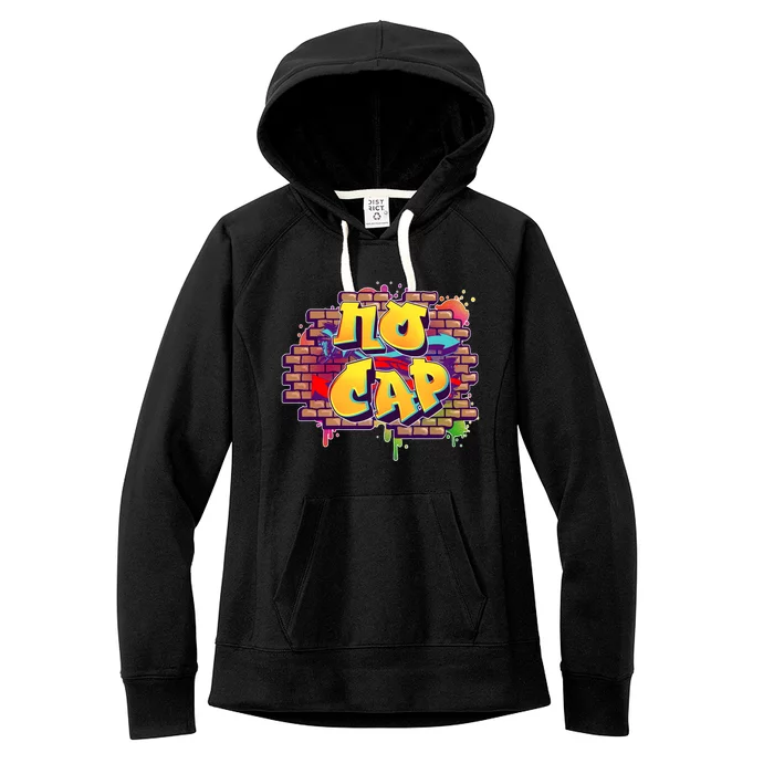 Cool No Cap Wall Graffiti Women's Fleece Hoodie