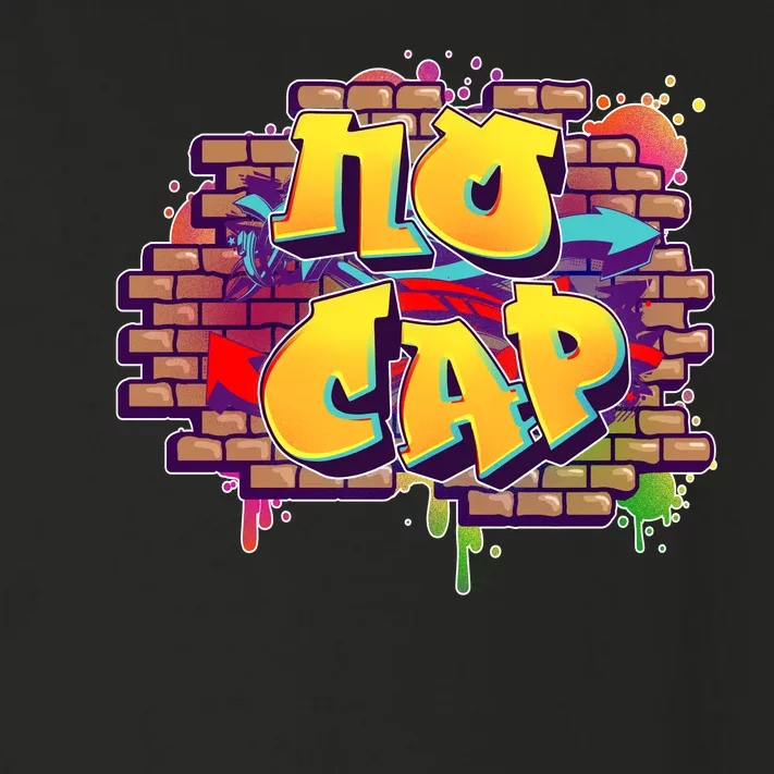 Cool No Cap Wall Graffiti Toddler Long Sleeve Shirt