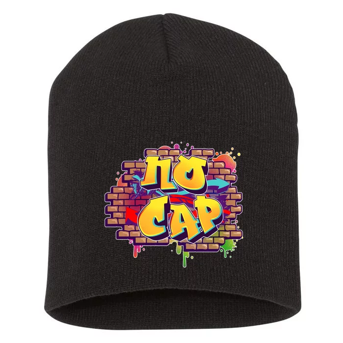 Cool No Cap Wall Graffiti Short Acrylic Beanie