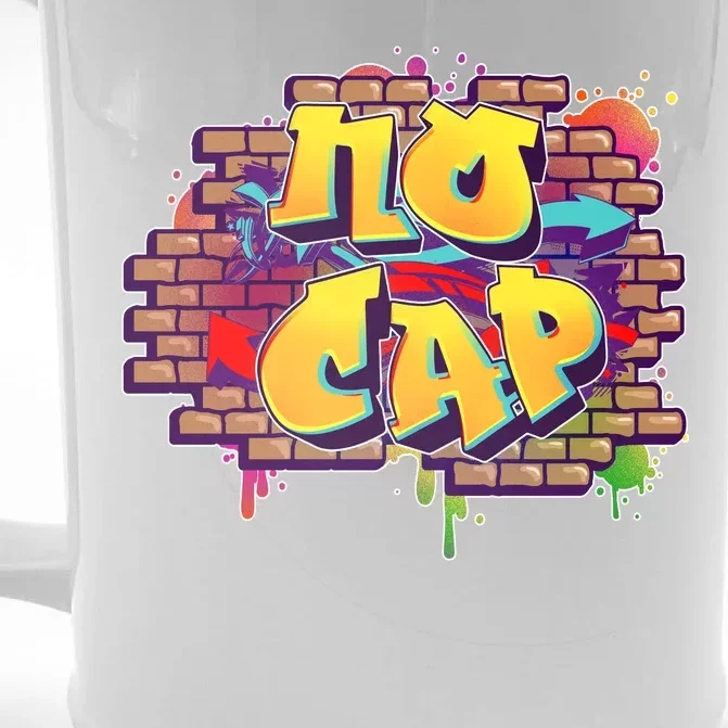 Cool No Cap Wall Graffiti Front & Back Beer Stein