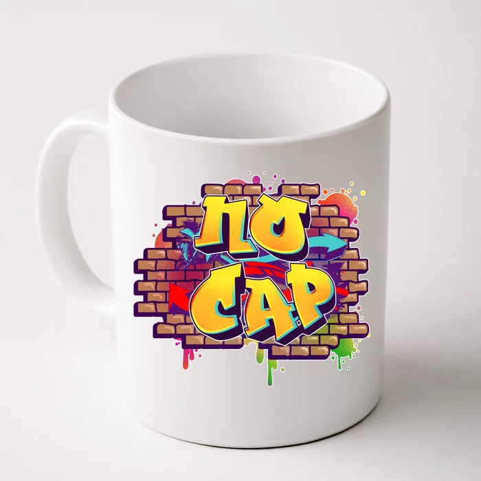 Cool No Cap Wall Graffiti Front & Back Coffee Mug