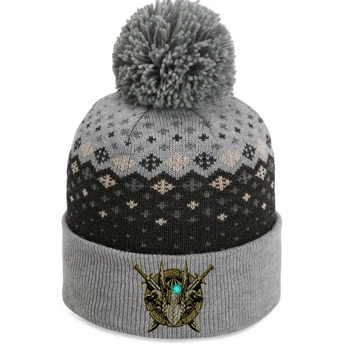 Cool ODIN Greek God The Baniff Cuffed Pom Beanie