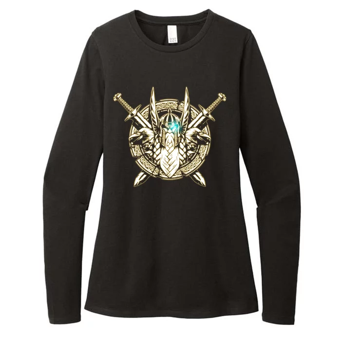 Cool ODIN Greek God Womens CVC Long Sleeve Shirt