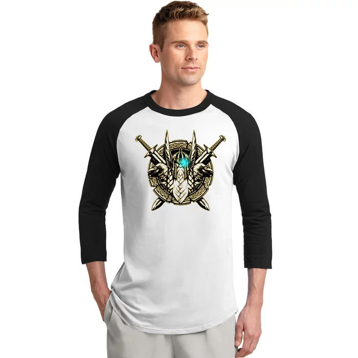 Cool ODIN Greek God Baseball Sleeve Shirt