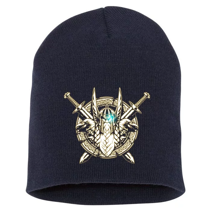 Cool ODIN Greek God Short Acrylic Beanie