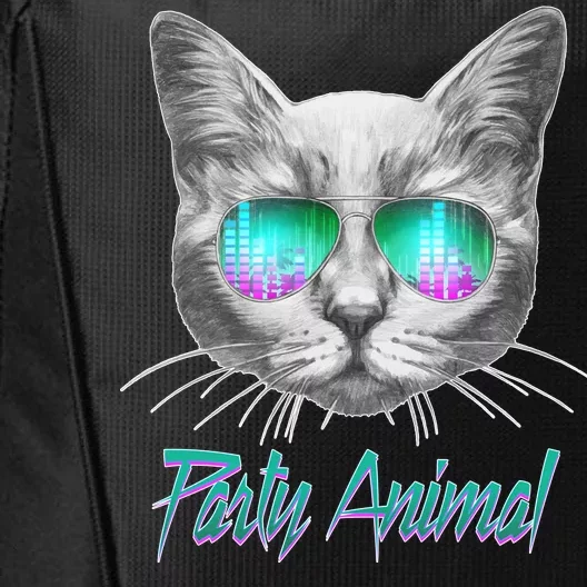 Cool Party Animal Cat City Backpack