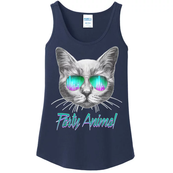 Cool Party Animal Cat Ladies Essential Tank