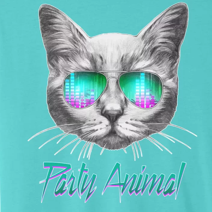 Cool Party Animal Cat ChromaSoft Performance T-Shirt