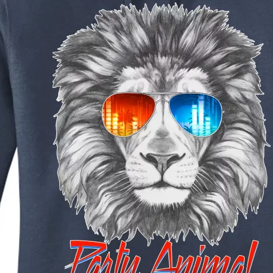 Cool Party Animal Lion Women's Pullover Hoodie