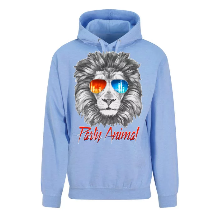 Cool Party Animal Lion Unisex Surf Hoodie