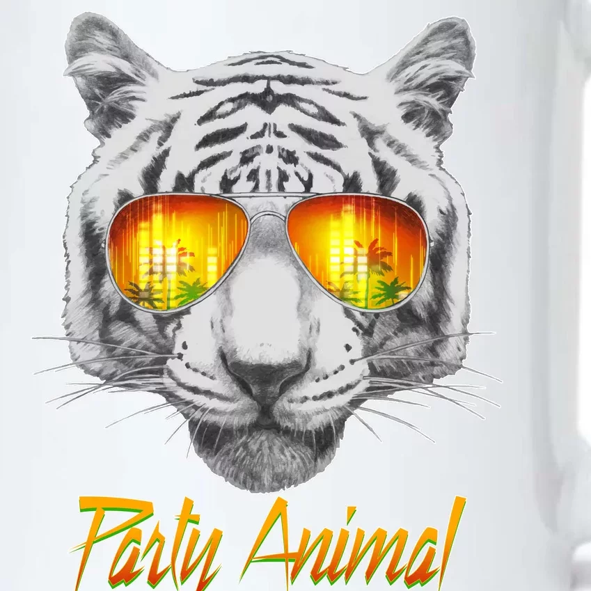 Cool Party Animal Tiger Black Color Changing Mug