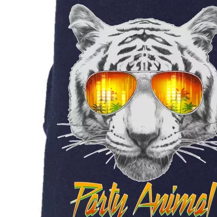 Cool Party Animal Tiger Doggie 3-End Fleece Hoodie