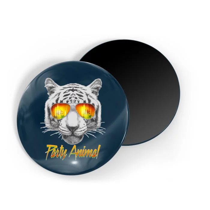 Cool Party Animal Tiger Magnet