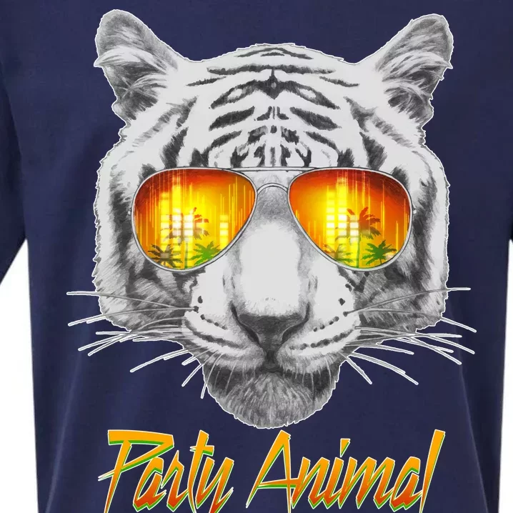 Cool Party Animal Tiger Sueded Cloud Jersey T-Shirt