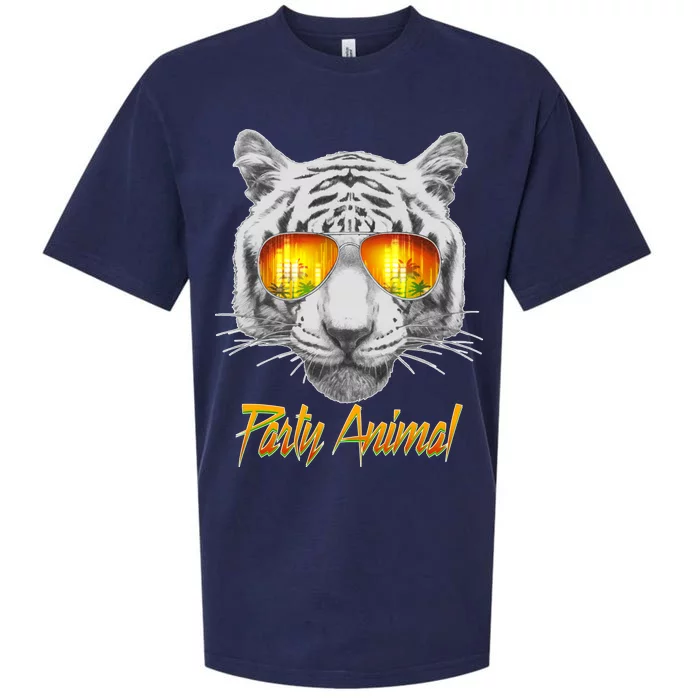 Cool Party Animal Tiger Sueded Cloud Jersey T-Shirt