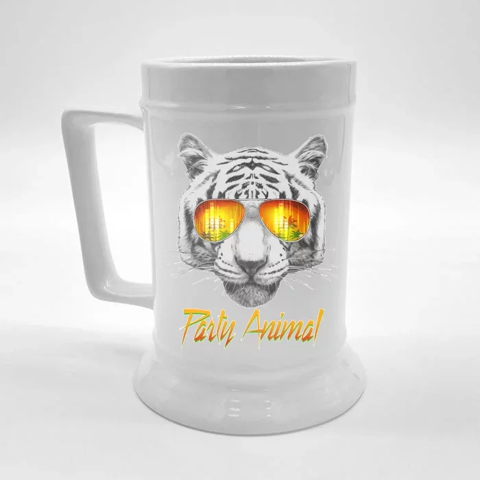 Cool Party Animal Tiger Front & Back Beer Stein