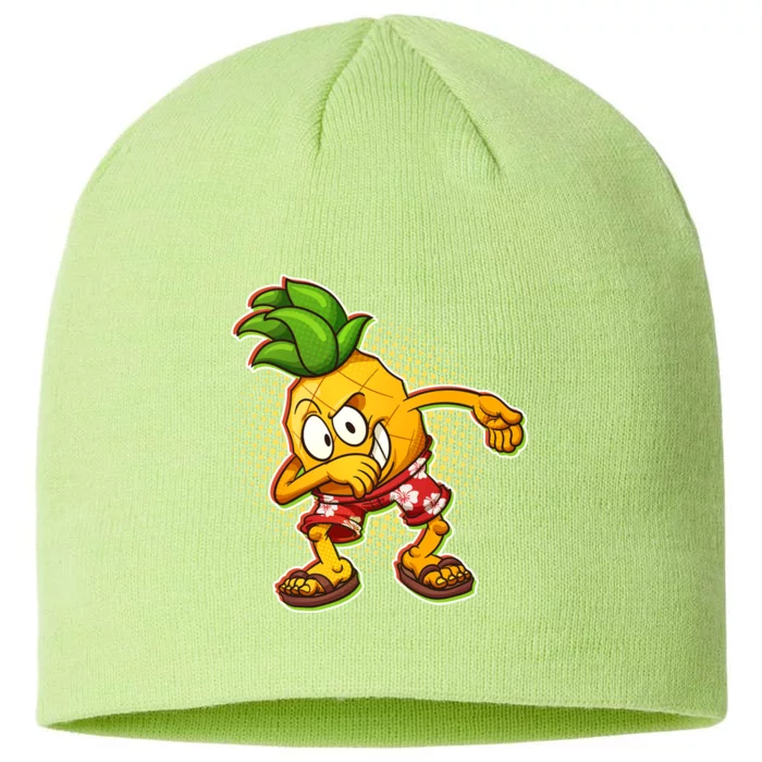 Cool Pineapple Dab 8 1/2in Sustainable Knit Beanie