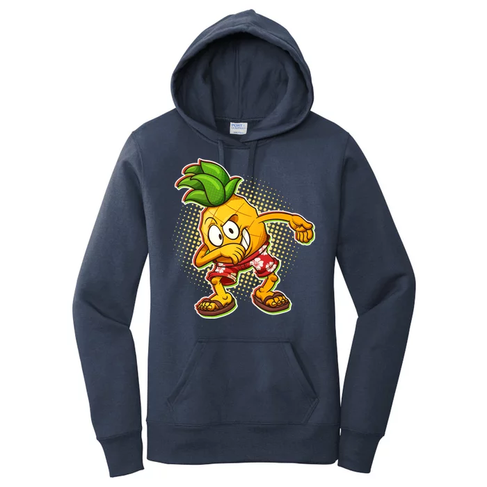 Cool Pineapple Dab Women's Pullover Hoodie