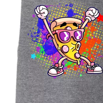 Cool Pizza Splatter Doggie 3-End Fleece Hoodie