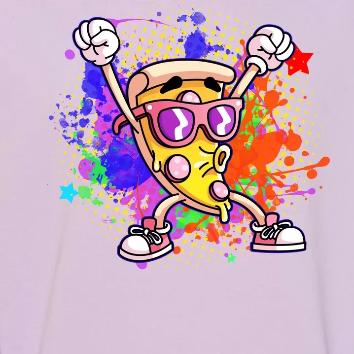 Cool Pizza Splatter Garment-Dyed Sweatshirt