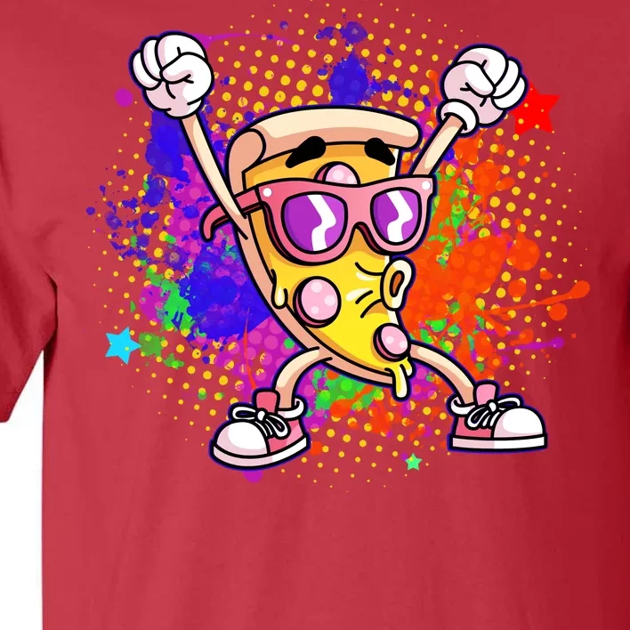 Cool Pizza Splatter Tall T-Shirt