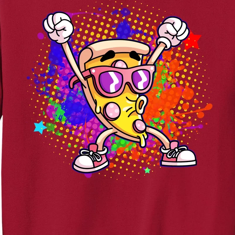 Cool Pizza Splatter Tall Sweatshirt