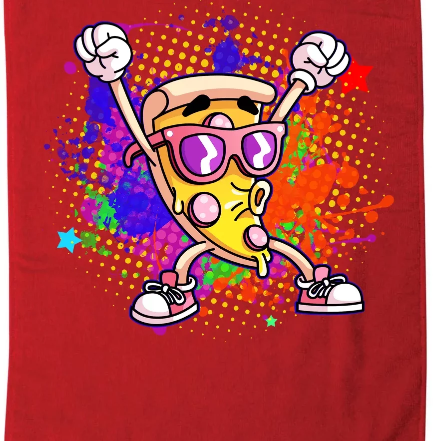 Cool Pizza Splatter Platinum Collection Golf Towel