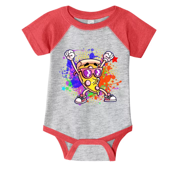 Cool Pizza Splatter Infant Baby Jersey Bodysuit