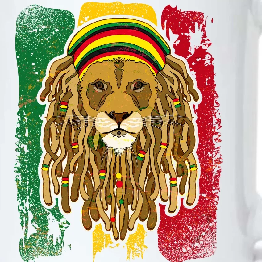 Cool Rasta Lion Black Color Changing Mug