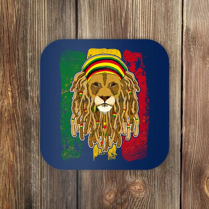 Cool Rasta Lion Coaster